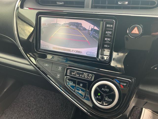アクア Ｓ　スマートエントリーＰＫＧ　純正メモリーナビ　ワンセグＴＶ　バックカメラ　Ｂｌｕｅｔｏｏｔｈオーディオ　ＥＴＣ　ドライブレコーダー　スマートキー　プッシュスタート　オートエアコン　ハイブリッド（18枚目）