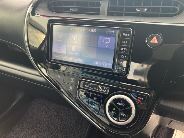 アクア Ｓ　スマートエントリーＰＫＧ　純正メモリーナビ　ワンセグＴＶ　バックカメラ　Ｂｌｕｅｔｏｏｔｈオーディオ　ＥＴＣ　ドライブレコーダー　スマートキー　プッシュスタート　オートエアコン　ハイブリッド（19枚目）