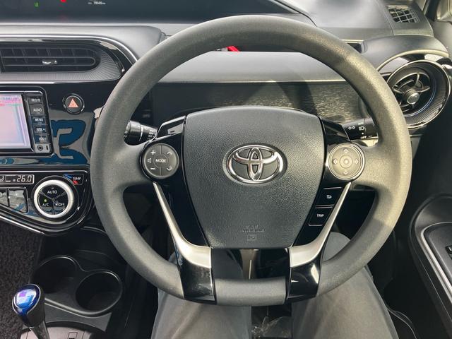 アクア Ｓ　スマートエントリーＰＫＧ　純正メモリーナビ　ワンセグＴＶ　バックカメラ　Ｂｌｕｅｔｏｏｔｈオーディオ　ＥＴＣ　ドライブレコーダー　スマートキー　プッシュスタート　オートエアコン　ハイブリッド（23枚目）