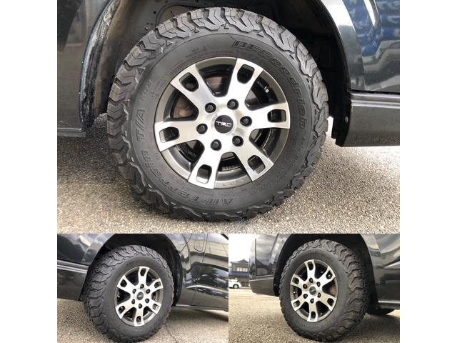 ロングDX GLパッケージ 車中泊用ベットキット新品 スタッドレスタイヤ中古付き ディーゼルターボ4WD スーパーGL純正リアシート TRDアルミ&BFグットリッチ スライドドア換気用小窓付 Bモニター内蔵ルームミラ Fスポイラ(2枚目)