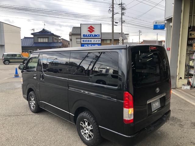 ロングDX GLパッケージ 車中泊用ベットキット新品 スタッドレスタイヤ中古付き ディーゼルターボ4WD スーパーGL純正リアシート TRDアルミ&BFグットリッチ スライドドア換気用小窓付 Bモニター内蔵ルームミラ Fスポイラ(45枚目)