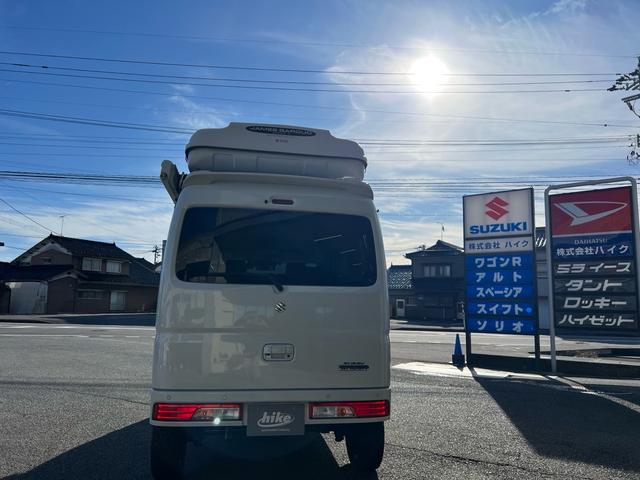 エブリイワゴン ＰＺターボ　禁煙　ワンオーナー車　ルーフテント　サイドオーニング　ＭＬＪアルミ　ＴＯＹＯオプカンＲＴ　ショートバンパー＆ガードガードバー　ナビ　バックカメラ　ＥＴＣ　前後ドライブレコーダ　グー保証３年走行無制限付（12枚目）