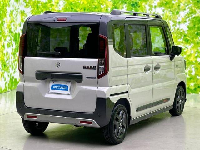 スペーシアギア ４ＷＤハイブリッドＸＺ　純正　９インチ　メモリーナビ／セーフティサポート（スズキ）／両側電動スライドドア／シートヒーター　前席／全方位モニター／車線逸脱防止支援システム／パーキングアシスト　バックガイド　衝突被害軽減システム（3枚目）