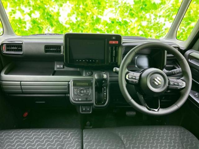 スペーシアギア ４ＷＤハイブリッドＸＺ　純正　９インチ　メモリーナビ／セーフティサポート（スズキ）／両側電動スライドドア／シートヒーター　前席／全方位モニター／車線逸脱防止支援システム／パーキングアシスト　バックガイド　衝突被害軽減システム（8枚目）
