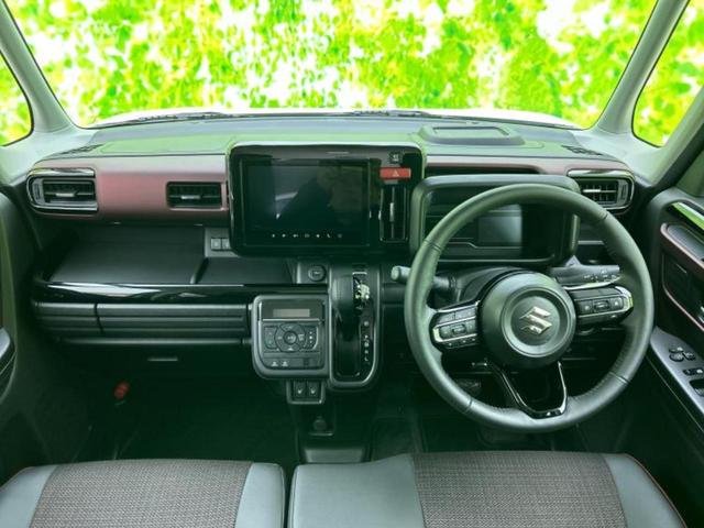 スペーシアカスタム ハイブリッドＸＳ　新品タイヤ／保証書／ディスプレイオーディオ＋ナビ／衝突安全装置／両側電動スライドドア／シートヒーター／全方位モニター用カメラ／車線逸脱防止支援システム／シート　ハーフレザー　衝突被害軽減システム（8枚目）