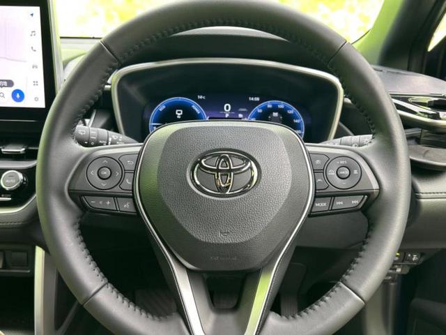 カローラクロス ハイブリッドZ 保証書/ディスプレイオーディオ10インチ/シートヒーター/車線逸脱防止支援システム/シート ハーフレザー/電動バックドア/ドライブレコーダー 前後/ヘッドランプ LED/USBジャック バックカメラ(14枚目)