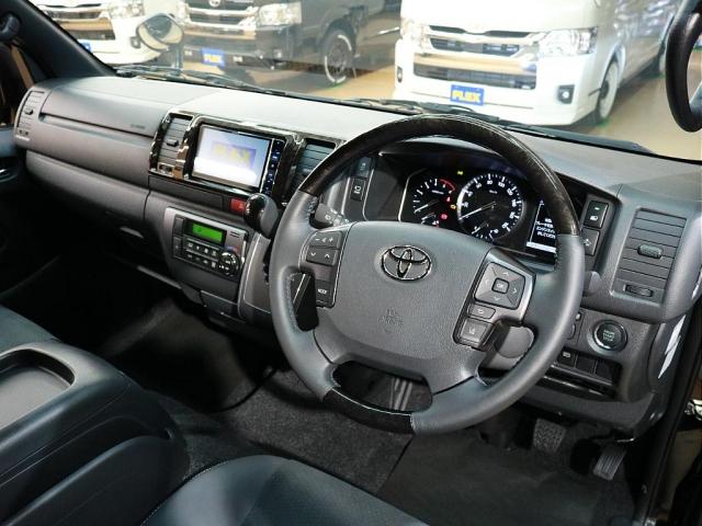 スーパーGL ダークプライムII 艶消しBLACKEDTION/フロントバンパー/TYPE2ベッド/LEDテールランプ/DELF04 16インチAW/オープンカントリータイヤ/7インチナビ/LEDウインカーバルブ/LEDポジション(13枚目)