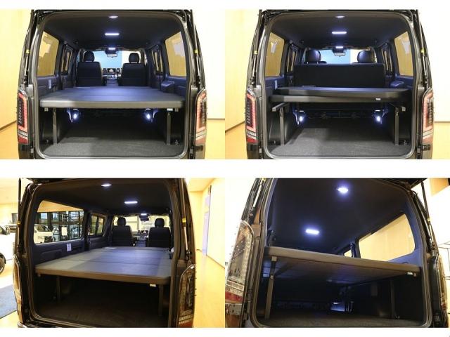 スーパーGL ダークプライムII 艶消しBLACKEDTION/フロントバンパー/TYPE2ベッド/LEDテールランプ/DELF04 16インチAW/オープンカントリータイヤ/7インチナビ/LEDウインカーバルブ/LEDポジション(18枚目)