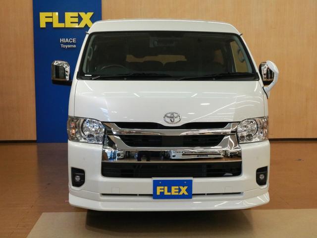 GL FLEX Ver.5 内装架装/デルフ0218inchAW/パラダタイヤ 18inch/フロントリップ/オーバーフェンダー/7インチナビ/フリップダウンモニター/インテリアパネル/黒革調シートカバー(32枚目)