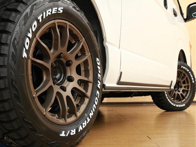 スーパーGL ダークプライムII RE Classicフェイスキット/ダークブロンズ 16インチAWオープンカントリータイヤ/各所ラプター塗装/テールランプスモーク塗装/ナビ/ETC/USBポート/Ver4/サブバッテリー/外部充電(4枚目)