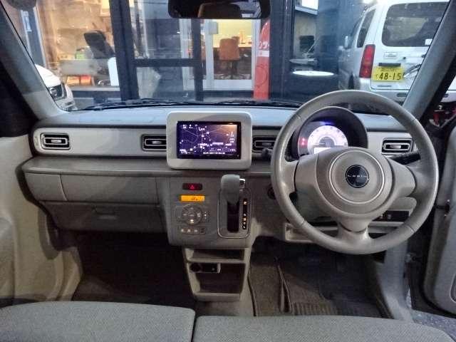 アルトラパン X 頸部衝撃緩和ヘッドレスト バックカメラ アイドリングストップ キーレスエントリー スマートキー ベンチシート 衝突被害軽減システム メモリーナビ フルセグTV ETC(13枚目)