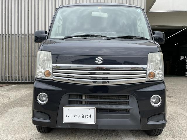 エブリイワゴン ＰＺターボ　ユーザー買取車　４ＷＤ　両側スライド・片側電動　キーレスエントリー　アイドリングストップ　シートヒーター　ターボ　ＡＴ　盗難防止システム　ＡＢＳ　ＣＤ　アルミホイール　衝突安全ボディ　エアコン（3枚目）