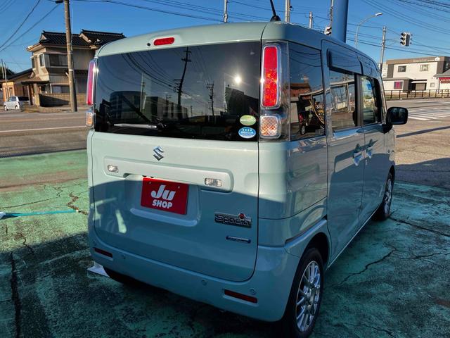 スペーシア ハイブリッドX ETC 両側電動スライドドア ナビ TV クリアランスソナー レーンアシスト 衝突被害軽減システム スマートキー アイドリングストップ 電動格納ミラー シートヒーター ベンチシート CVT(15枚目)