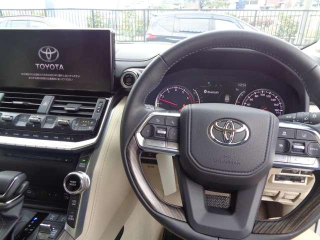 ランドクルーザー ZX モデリスタエアロ GRグリル リアエンターテイメント 全周囲カメラ アルパインデジタルインナーミラー シートヒーターエアコン サンルーフ 禁煙車 ワンオーナー 100V電源 パワーシート 3列シート(14枚目)