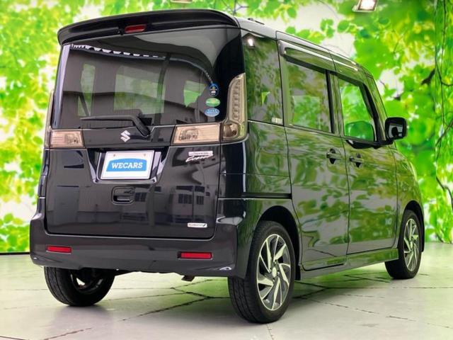 スペーシアカスタム ＴＳ　新品タイヤ／保証書／社外　ＳＤナビ／両側電動スライドドア／ヘッドランプ　ＨＩＤ／ＥＴＣ／ＥＢＤ付ＡＢＳ／アイドリングストップ／フルセグＴＶ／エアバッグ　運転席／エアバッグ　助手席　ワンオーナー　記録簿（3枚目）