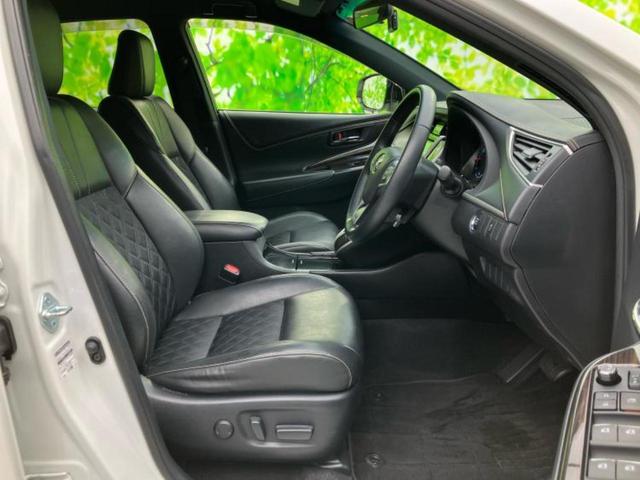 ハリアー エレガンス 保証書/純正 SDナビ/シート ハーフレザー/ドライブレコーダー 社外/ヘッドランプ LED/Bluetooth接続/ETC/EBD付ABS/横滑り防止装置/アイドリングストップ LEDヘッドランプ(4枚目)