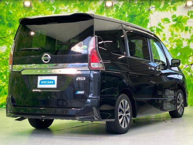 セレナ ハイウェイスターGプロパイロットエディション 新品タイヤ/保証書/純正 9インチ SDナビ/フリップダウンモニター/エマージェンシーブレーキ/両側電動スライドドア/車線逸脱防止支援システム/プロパイロット 衝突被害軽減システム バックカメラ(3枚目)