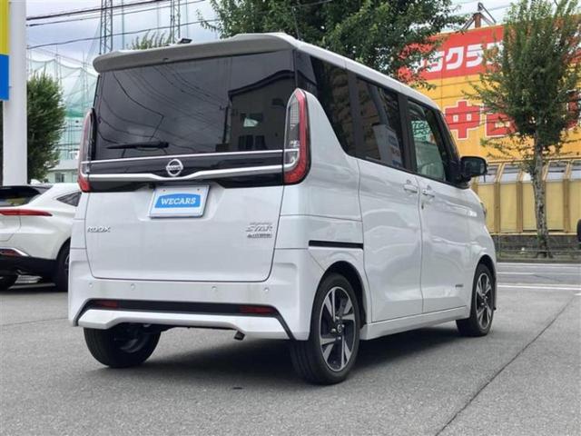 ルークス ハイウェイスターＧターボプロパイロットＥｄ　新品タイヤ／保証書／純正　９インチ　ＳＤナビ／衝突安全装置／両側電動スライドドア／全方位モニター／車線逸脱防止支援システム／ヘッドランプ　ＬＥＤ／ＥＴＣ／ＥＢＤ付ＡＢＳ／横滑り防止装置　全周囲カメラ（3枚目）