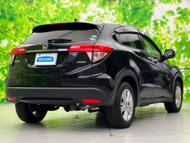 ヴェゼル ４ＷＤ　Ｘ・ホンダセンシング　新品タイヤ／保証書／純正　ＳＤナビ／シートヒーター／ヘッドランプ　ＬＥＤ／ＥＴＣ／ＥＢＤ付ＡＢＳ／横滑り防止装置／アイドリングストップ／フルセグＴＶ／エアバッグ　運転席／エアバッグ　助手席　４ＷＤ（3枚目）