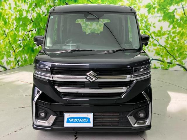 スペーシアカスタム ハイブリッドXSターボ 新品タイヤ/保証書/純正 9インチ メモリーナビ/セーフティサポート(スズキ)/両側電動スライドドア/シートヒーター 前席/全方位モニター/車線逸脱防止支援システム/シート ハーフレザー ターボ(45枚目)