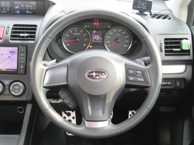2.0i-Sアイサイト 禁煙車1オーナー4WD【名古屋仕入】全国納車可能 走行29464KM 衝突軽減 ブルートゥースオーディオ対応ストラーダHDDナビ Bカメラ ETC ハーフレザー電動シート キセノン レグノーGRV(13枚目)