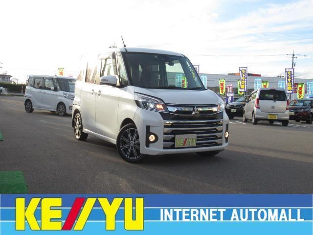 カスタムT セーフティパッケージ 禁煙 4WD ターボ ワンオーナー 【東京仕入】走行26208KM BLUETOOTH対応SD全方位カメラナビ フルセグ セルスタードラレコ 衝突軽減 フルエアロ 両側自動ドア シートヒーター ETC(11枚目)