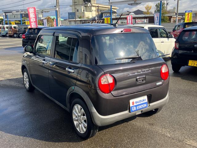 アルトラパン X 2WD 7インチナビ(TV付) バックカメラ レーダーブレーキサポート ディスチャージヘッドランプ 運転席シートヒーター オートライト 6スピーカー 14インチアルミホイール(8枚目)