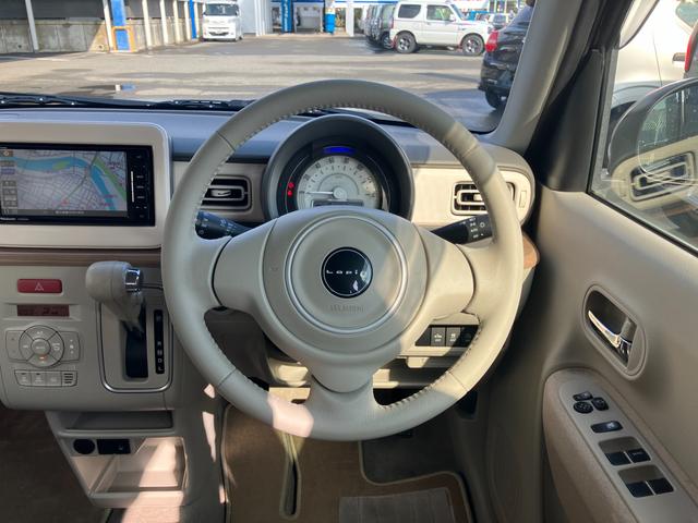 アルトラパン X 2WD 7インチナビ(TV付) バックカメラ レーダーブレーキサポート ディスチャージヘッドランプ 運転席シートヒーター オートライト 6スピーカー 14インチアルミホイール(15枚目)