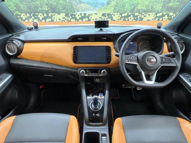 キックス Ｘ　ツートーンインテリアエディション　純正９型ナビ　アラウンドビューモニター　デジタルミラー　プロパイロット　ドライブレコーダー　禁煙車　ＥＴＣ　レザー調シート　シートヒーター　ＬＥＤヘッド　オートライト　ハイビームアシスト　インテリキー（2枚目）