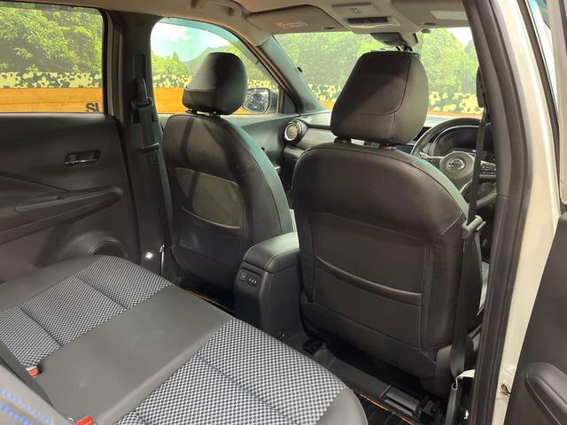 キックス X 純正SDナビ 全周囲カメラ セーフティアシスト プロパイロット 禁煙車 ハーフレザーシート シートヒーター デジタルルームミラー ドラレコ コーナーセンサー スマートキー LEDヘッド ルーフレール(45枚目)