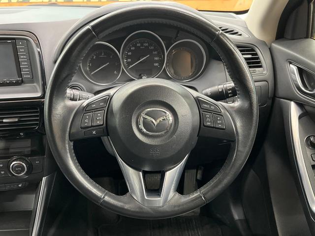 CX-5 XD Lパッケージ 4WD 純正ナビ サイド・バックカメラ 本革シート 衝突軽減ブレーキ 禁煙車 前席シートヒーター 運転席パワーシート スマートキー HIDヘッド ETC オートライト 純正19インチアルミ(11枚目)