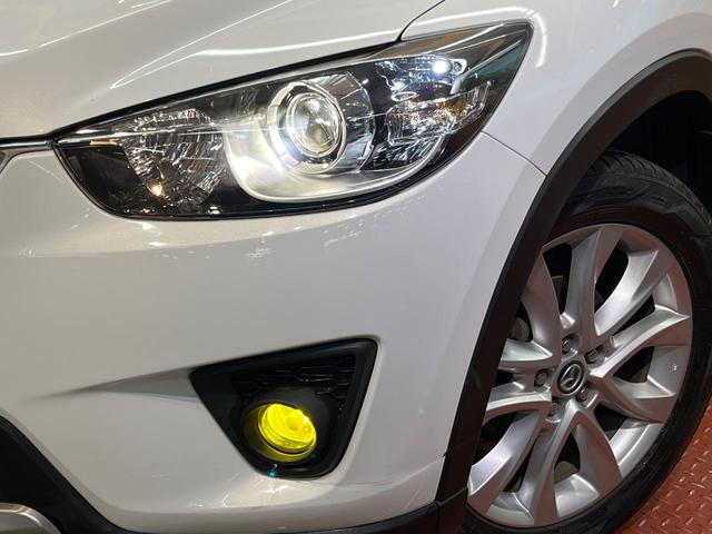 CX-5 XD Lパッケージ 4WD 純正ナビ サイド・バックカメラ 本革シート 衝突軽減ブレーキ 禁煙車 前席シートヒーター 運転席パワーシート スマートキー HIDヘッド ETC オートライト 純正19インチアルミ(13枚目)