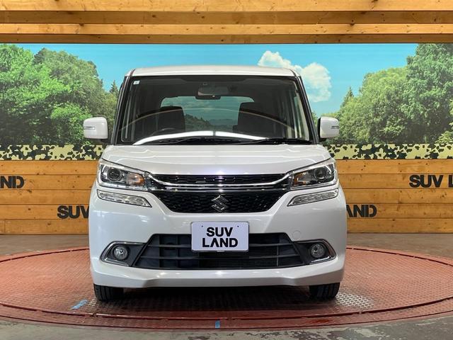 ソリオバンディット ハイブリッドMV 電動スライド SDナビ バックカメラ 禁煙車 運転席シートヒーター スマートキー LEDヘッド ETC オートライト オートエアコン 15AW Bluetooth再生 フルセグ 革巻きステアリング(14枚目)