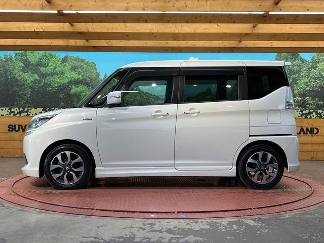 ソリオバンディット ハイブリッドMV 電動スライド SDナビ バックカメラ 禁煙車 運転席シートヒーター スマートキー LEDヘッド ETC オートライト オートエアコン 15AW Bluetooth再生 フルセグ 革巻きステアリング(26枚目)