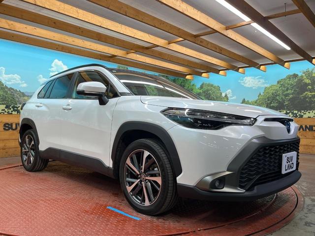 カローラクロス ハイブリッド Z 4WD パノラマルーフ 純正9型ナビ 全周囲カメラ 寒冷地仕様 AC100V電源 トヨタセーフティセンス レーダークルーズ 禁煙車 パワーバックドア ハーフレザーシート 運転席パワーシート ETC(16枚目)