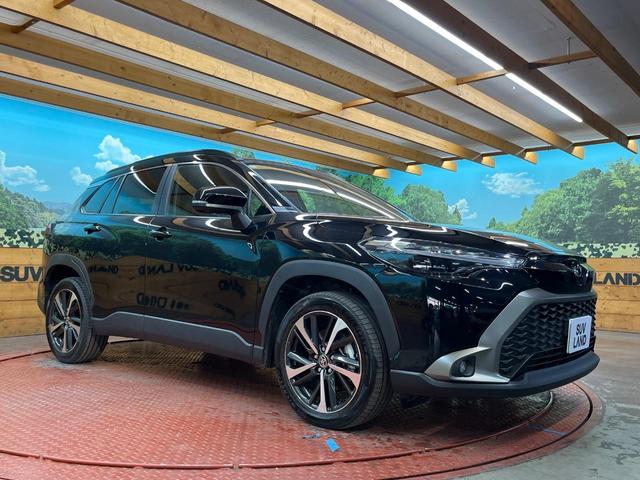 カローラクロス ハイブリッド Z パノラマルーフ 純正10.5型ナビ付ディスプレイオーディオ 全周囲カメラ レーダークルーズ 電動リアゲート ハーフレザーシート パワーシート ドラレコ コーナーセンサー スマートキー LEDヘッド(16枚目)