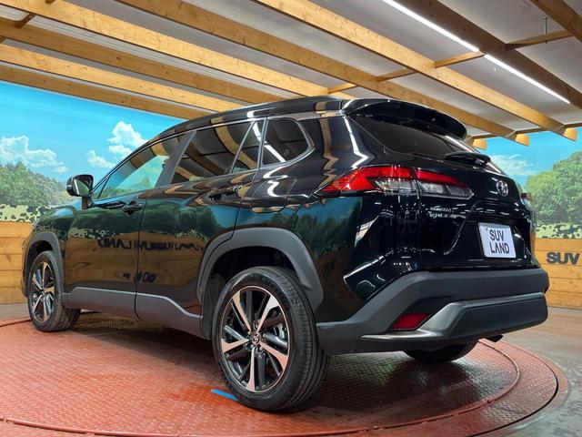 カローラクロス ハイブリッド Z パノラマルーフ 純正10.5型ナビ付ディスプレイオーディオ 全周囲カメラ レーダークルーズ 電動リアゲート ハーフレザーシート パワーシート ドラレコ コーナーセンサー スマートキー LEDヘッド(26枚目)