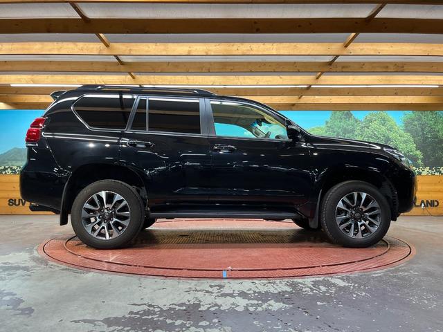 ランドクルーザープラド TX Lパッケージ 4WD 7人乗り サンルーフ 9型BIGX バックカメラ ベージュ革シート ルーフレール 純正19インチアルミ ETC 禁煙車 LEDヘッド オートライト クリアランスソナー レーダークルーズ(31枚目)