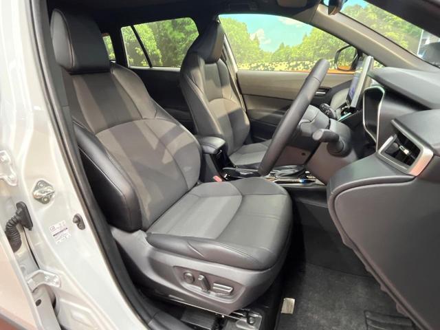 カローラクロス ハイブリッド Z パノラマルーフ 純正10.5型ナビ パノラミックビューモニター シートヒーター パーキングアシスト ドライブレコーダー ETC 半革シート シーケンシャルウィンカー ブラインドスポットモニター(8枚目)