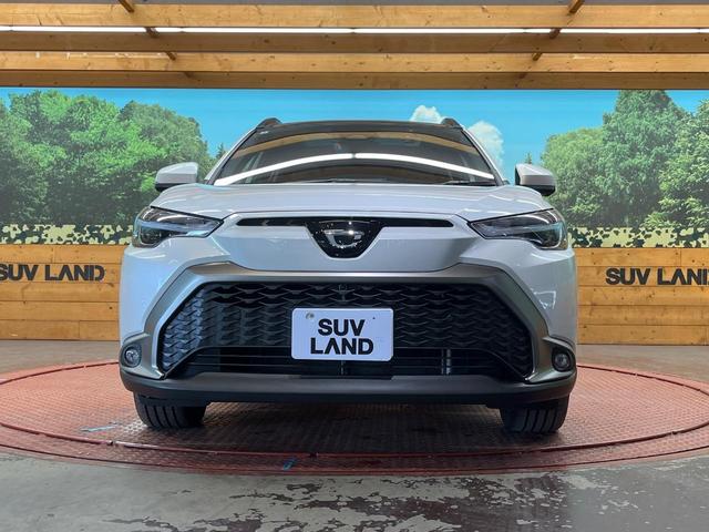 カローラクロス ハイブリッド Z パノラマルーフ 純正10.5型ナビ パノラミックビューモニター シートヒーター パーキングアシスト ドライブレコーダー ETC 半革シート シーケンシャルウィンカー ブラインドスポットモニター(14枚目)