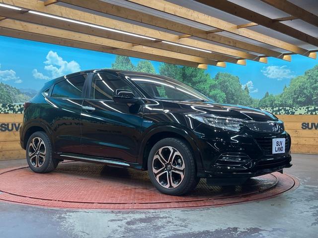 ヴェゼル ハイブリッドＺ・ホンダセンシング　４ＷＤ　純正ナビ　バックカメラ　寒冷地仕様　ホンダセンシング　レーダークルーズ　禁煙車　ハーフレザーシート　シートヒーター　コーナーセンサー　ＬＥＤヘッド　ビルトインＥＴＣ　純正１７インチアルミ（16枚目）