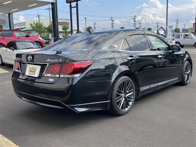 クラウンハイブリッド アスリートS ブラックスタイル 純正ナビ バックカメラ フルセグTV ドライブレコーダー シートヒーター D席N席側パワーシート ETC クルーズコントロール LEDヘッドライト 純正フロアマット ドアバイザー  コーナーセンサー(5枚目)