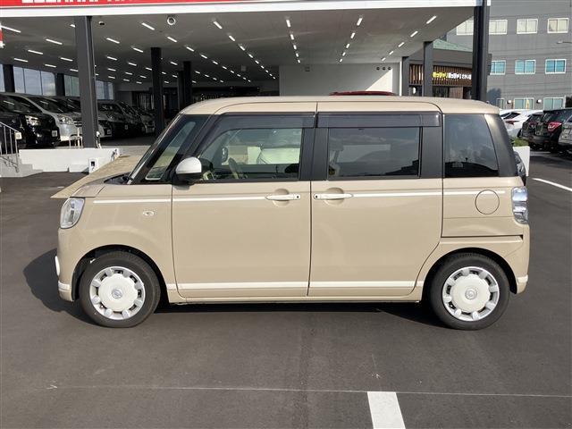 ムーヴキャンバス GホワイトアクセントVS SAIII 純正ナビ 全方位カメラ フルセグTV Bluetooth接続 両側パワースライドドア フロアマット アイドリングストップ ETC フォグランプ スマートキー プッシュスタート 衝突軽減ブレーキ(7枚目)