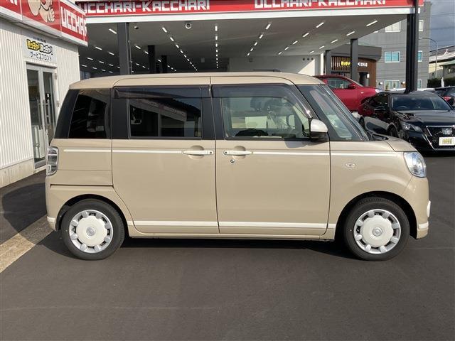 ムーヴキャンバス GホワイトアクセントVS SAIII 純正ナビ 全方位カメラ フルセグTV Bluetooth接続 両側パワースライドドア フロアマット アイドリングストップ ETC フォグランプ スマートキー プッシュスタート 衝突軽減ブレーキ(8枚目)