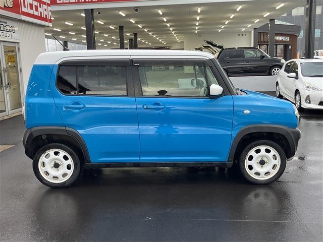 ハスラー Ｇ　４ＷＤ　社外ナビ　バックカメラ　ドライブレコーダー　Ｂｌｕｅｔｏｏｔｈ接続　衝突軽減ブレーキ　アイドリングストップ　ダウンヒルアシストコントロール　シートヒーター　フロアマット　ドアバイザー（4枚目）