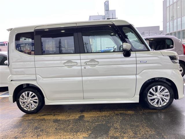 スペーシアカスタム ハイブリッドＧＳ　４ＷＤ★ハイブリッド★片側電動スライドドア★純正アルミホイール★パワーウィンドウ★フォグランプ★シートヒーター★ＬＥＤ（8枚目）