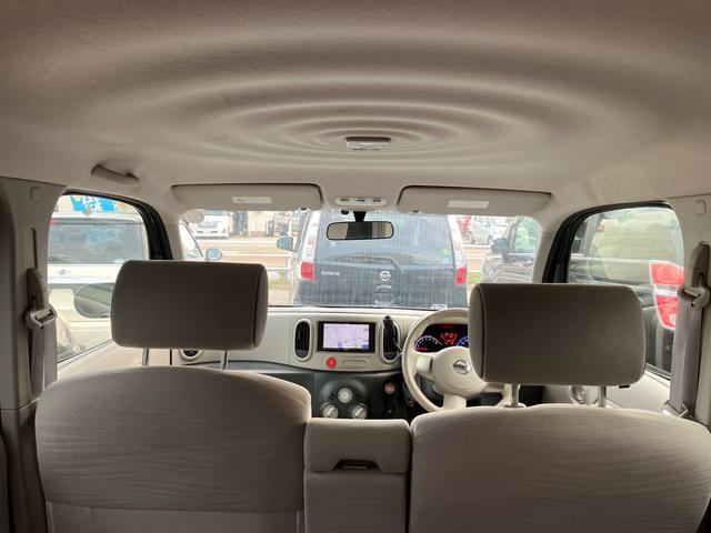 キューブ 15X スマートキー アイドリングストップ ETC ナビTV 頸部衝撃緩和ヘッドレスト 盗難防止システム 衝突安全ボディ 運転席・助手席エアバック ABS ESC エアコン パワーステアリング(16枚目)