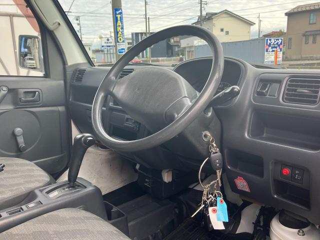 キャリイトラック KCエアコン・パワステ 3方開 4WD キッチンカー 4WD 2槽シンク 給排水 LED照明 換気扇 作業台 カウンター オーニング コンセント×5 全塗装済 エアコン パワーステアリング(34枚目)