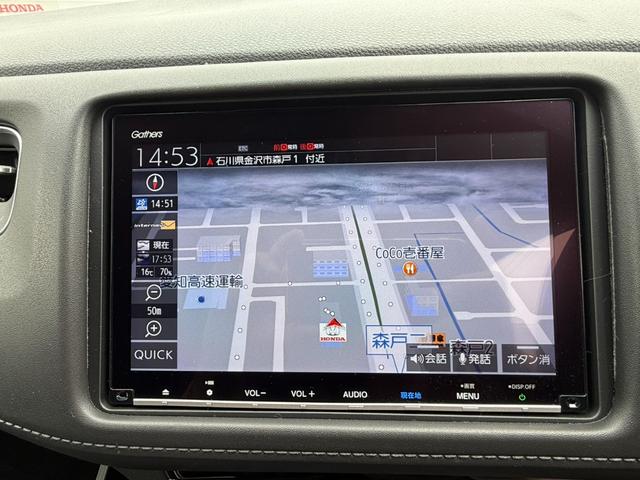 ヴェゼル ハイブリッドＺ・ホンダセンシング　純正ナビ、ＥＴＣ、ドラレコ（10枚目）