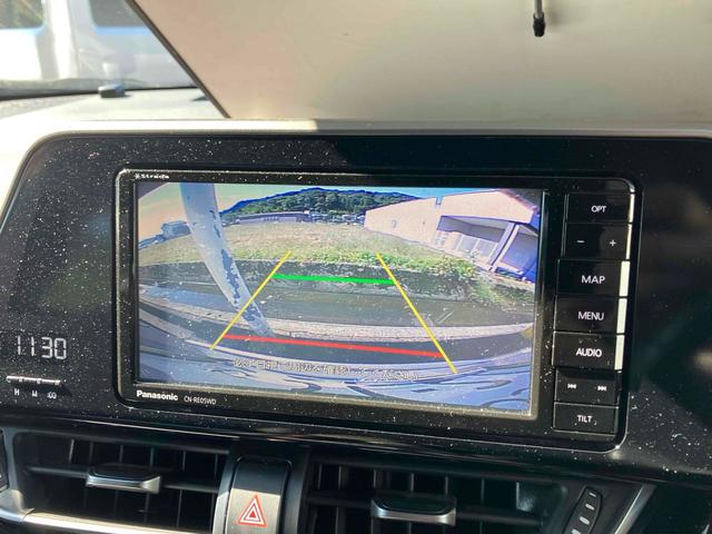 C-HR G ETC バックカメラ クリアランスソナー オートクルーズコントロール レーンアシスト 衝突被害軽減システム TV オートマチックハイビーム オートライト LEDヘッドランプ 社外19インチAW(3枚目)
